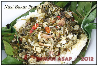 Nasi Bakar Pepes Peda